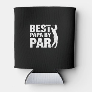Funny Best Papa by Par Fars Day Golf Geschenk Gro Dosenkühler
