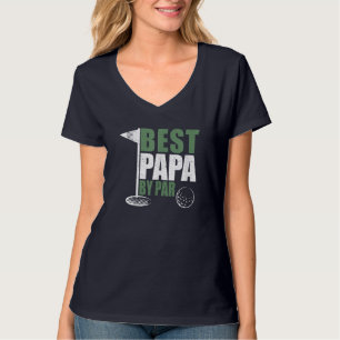 Funny Best Papa By Par Vatertag Golf Vater Grand T-Shirt