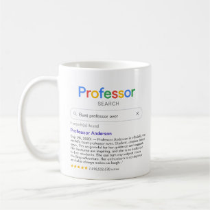 Funny Best Professor Search mit persönlicher Nachr Kaffeetasse