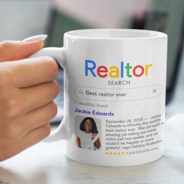 Funny Best Realtor Ever Search Result Kaffeetasse (Von Creator hochgeladen)