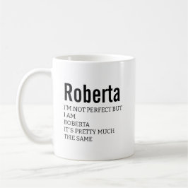 Funny Best Sarcastic Roberta Definition Geschenk Kaffeetasse