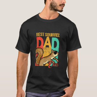 Funny Best Squirrel Vater Ever Squirrel Daddy T-Shirt
