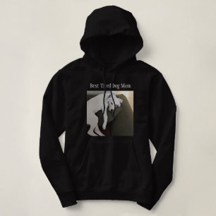 Funny Best Tired Mama Niedlich Dog Black Hoodie