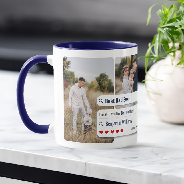 Funny Best Vater je Foto Search Motor Results Tasse (Funny Best Dad Ever Photo Search Engine Results Mug)