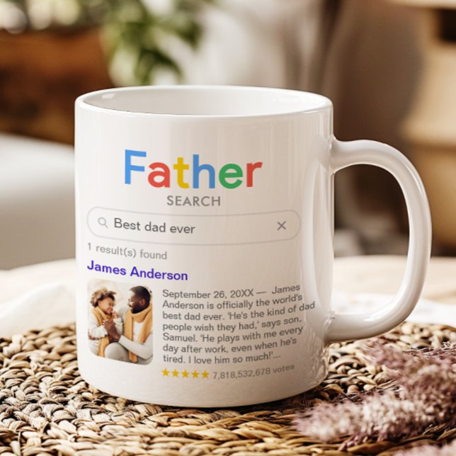 Funny Best Vater Suchergebnisse mit Foto Kaffeetasse (Von Creator hochgeladen)