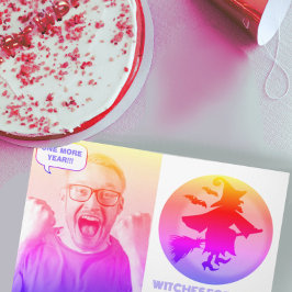 Funny beste Hexen für Sie gefiltertes Foto Karte