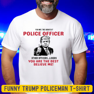 Funny Bester Polizist Trump T - Shirt
