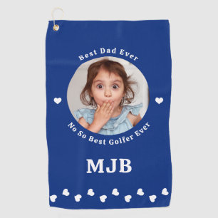 Funny Bester VATER jemals Personalisiert Golfer Golfhandtuch