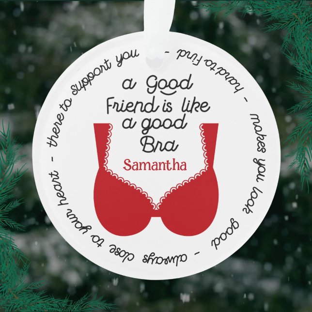 Funny Bestie Best Friend Geschenk wie ein guter Br Ornament (Von Creator hochgeladen)