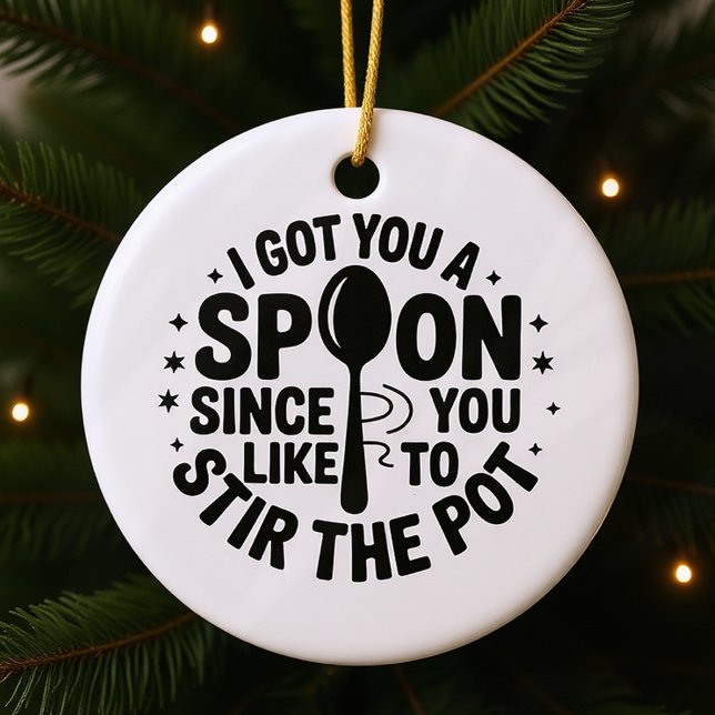 Funny Bestie Sarcastic Gift Keramik Ornament (Von Creator hochgeladen)