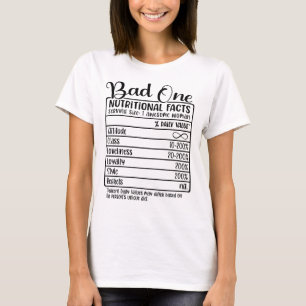 Funny Besties Trip/Bad One ernährungsbedingte Fakt T-Shirt