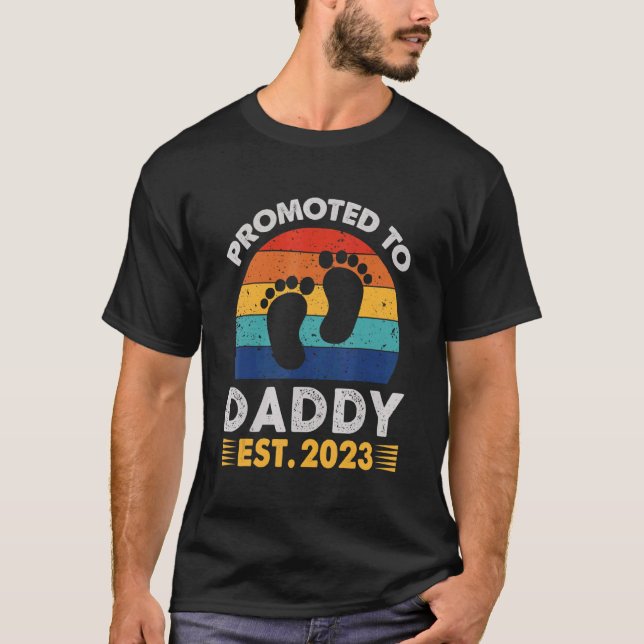 Funny besuchte Daddy 2023 für New Daddy First T T-Shirt (Vorderseite)