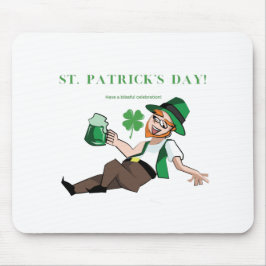 Funny Betrunken Irish | Haben Sie einen Blissful S Mousepad