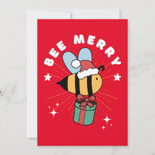 FUNNY BEY MERRY CHRISTMAS PRESENT CARD FEIERTAGSKARTE