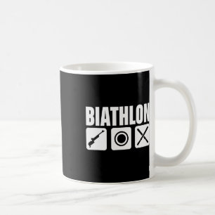 Funny Biathlon Biathlete Ristorante da Valentino Kaffeetasse