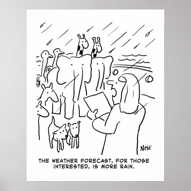 Funny Bible Study oder Biblical Story of Noah's Ar Poster (Vorne)