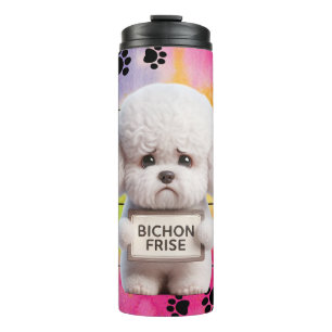 Funny Bichon Frise Dog Thermosbecher