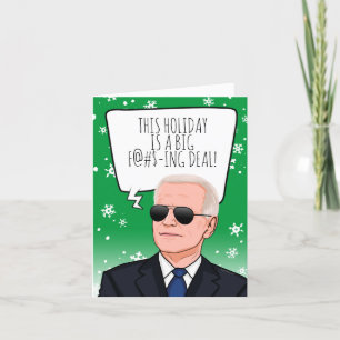 Funny Biden Christmas: Dieser Urlaub ist ein große Karte