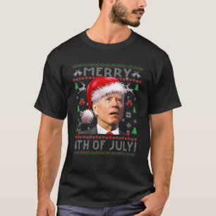 Funny Biden Dazed verwirrte fröhliches Glück 4. Ju T-Shirt