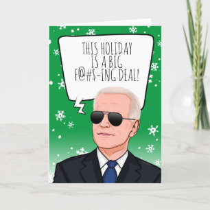 Funny Biden Weihnachten: Dieser Feiertag ist ein g Karte