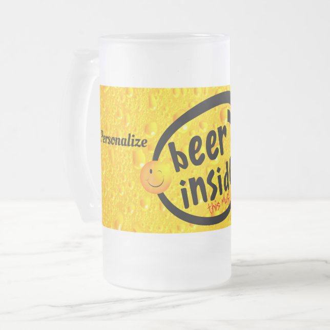 Funny - Biere in dieser Tasse Design (Vorderseite Links)