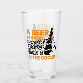 Funny Biere liebt Wortkunst Glas