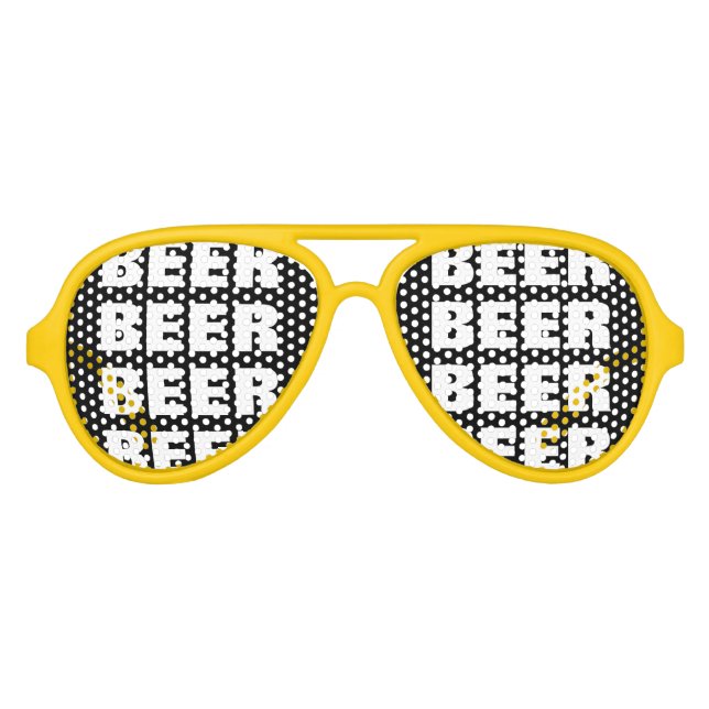 Funny Biertrinkteam Party Schattierungen | Sonnenb Partybrille (Vorderseite)