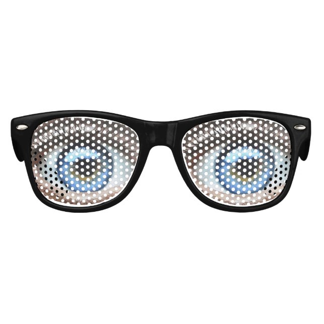 FUNNY big BUG EYES MIT AUGEN SUNGLASSEN Partybrille (Vorderseite)