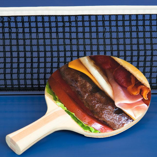 Funny Big Burger Tischtennis Schläger (InSitu)