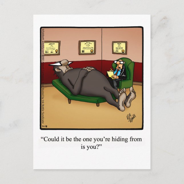 Funny Big Foot Spaß Postcard Postkarte (Vorderseite)