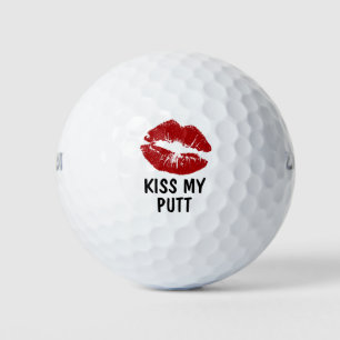 Funny Big Kiss Novelty Golf Balls Golfball