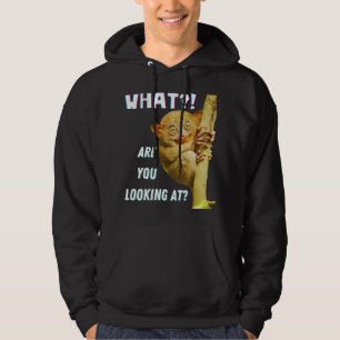 Funny Big Mit Augen Tarsier Was Sie sehen Hoodie