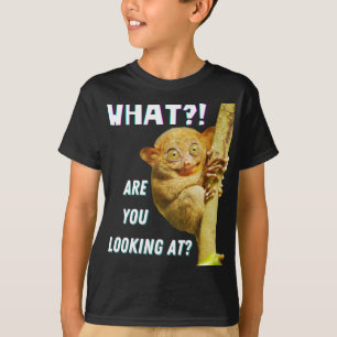 Funny Big Mit Augen Tarsier Was Sie sehen T-Shirt