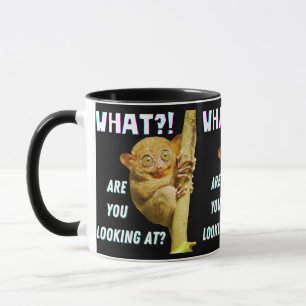 Funny Big Mit Augen Tarsier Was Sie sehen Tasse