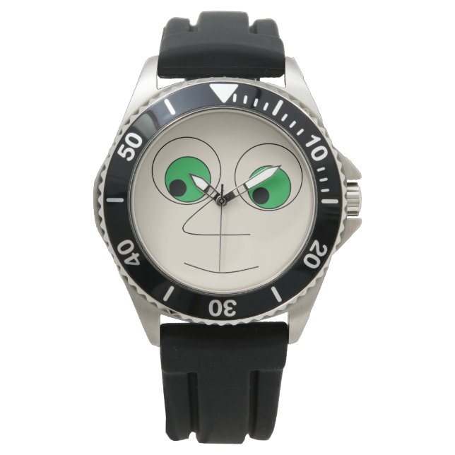 Funny Big Nosed Man Armbanduhr (Vorderseite)