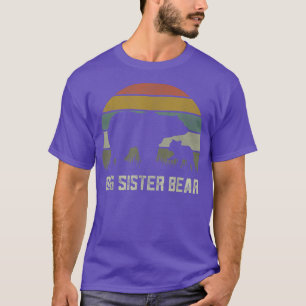 Funny Big Sister Bären Shirts, One Kid Cub Sis Sib T-Shirt