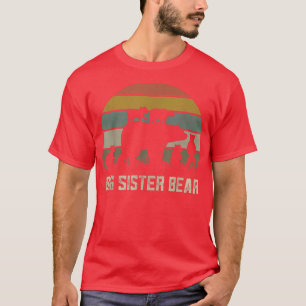 Funny Big Sister Bear Shirts, Five Kid Cubs Sis Si T-Shirt