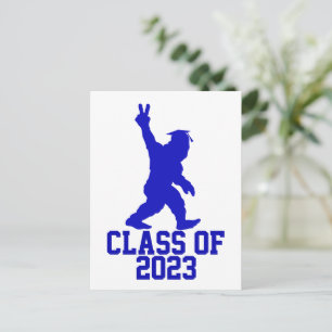 Funny Bigfoot Class von 2023 - Abschluss 2023 Postkarte