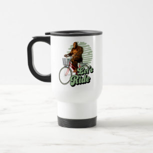 Funny Bigfoot Cycling, Lass's Ride Reisebecher