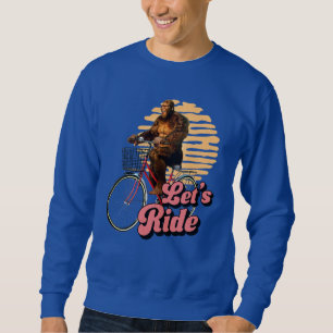 Funny Bigfoot Cycling, Lass's Ride Sweatshirt