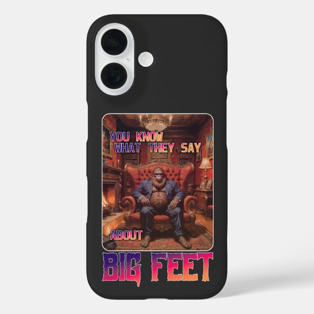 Funny Bigfoot Feet Meme Case-Mate iPhone Hülle (Rückseite)