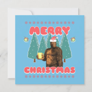 Funny Bigfoot - Frohe Weihnachten