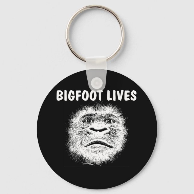 Funny Bigfoot Geschenke Schlüsselanhänger (Vorderseite)