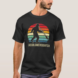 Funny Bigfoot Glassblows Blowpipe Sasquatch Glas T-Shirt