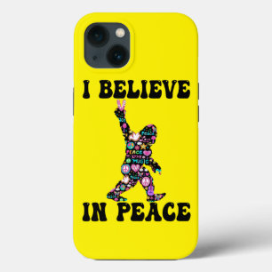 Funny Bigfoot Ich glaube an den Frieden Case-Mate iPhone Hülle