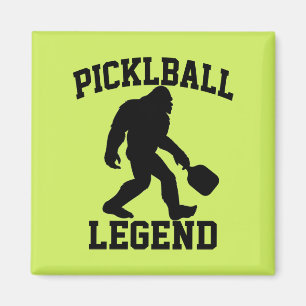 Funny Bigfoot Pickleball Legend Magnet