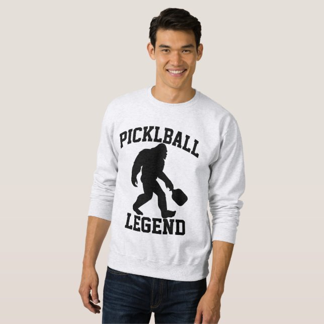 Funny Bigfoot Pickleball Legend Sweatshirt (Vorne ganz)