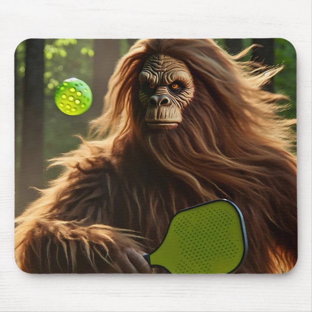 Funny Bigfoot Pickleball Mousepad (Vorne)