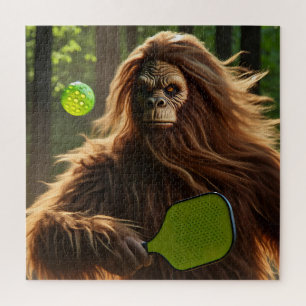 Funny Bigfoot Pickleball Puzzle