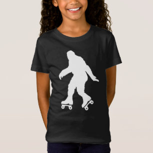 Funny Bigfoot Roller Skaten T-Shirt